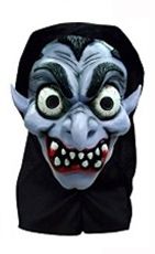 Halloweenmaske til barn med hette - dracula